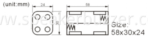 FBCB1152-1 battery holder